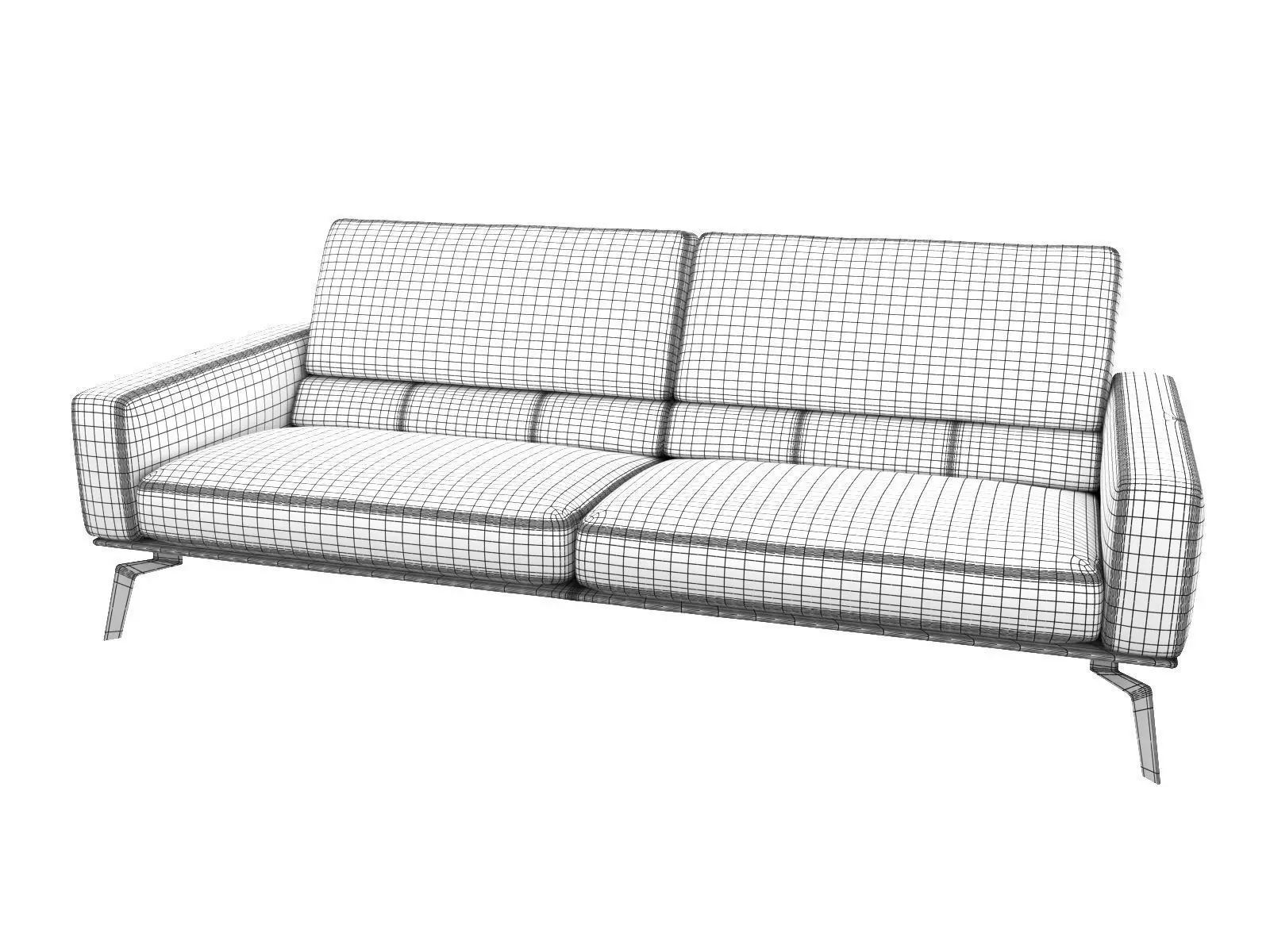 DS 87 3 Seater Sofa 3D model_2