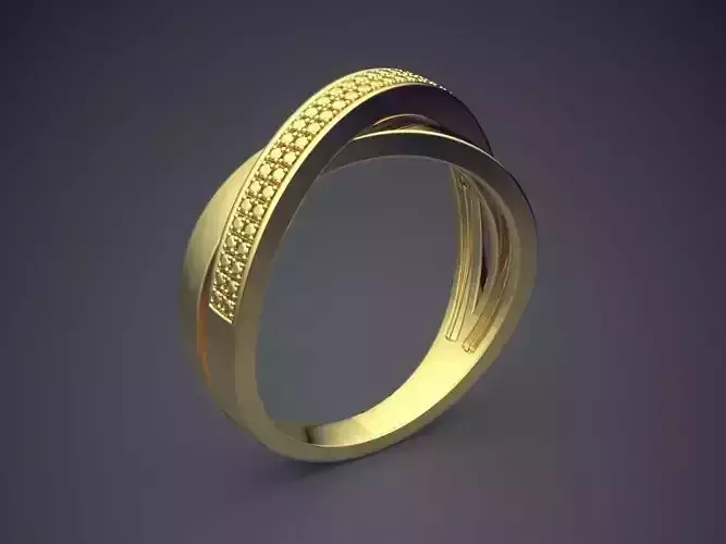 Curved Ring CAD-5950