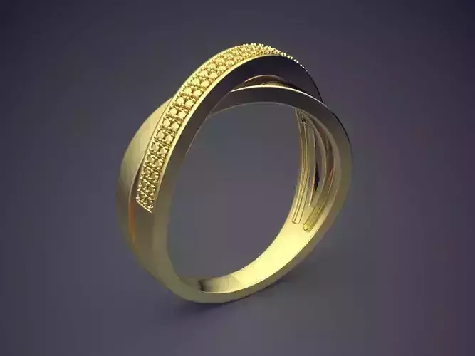 Curved Ring CAD-5941