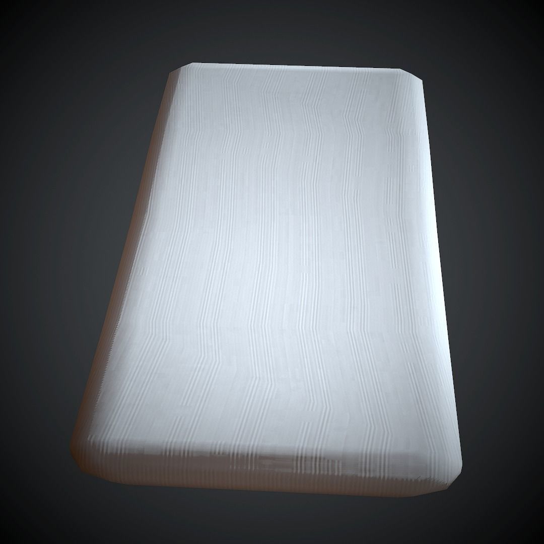 Old Mattress PBR Low Poly Low-poly 3D model_10