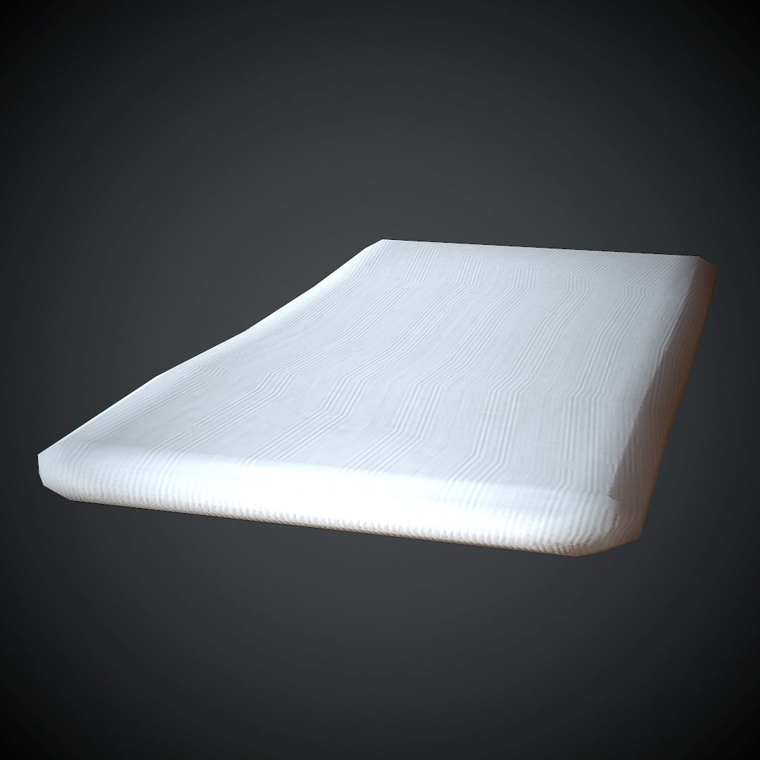 Old Mattress PBR Low Poly Low-poly 3D model_12