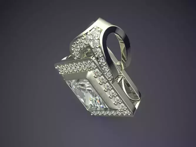 Pendant With Diamonds CAD-5913
