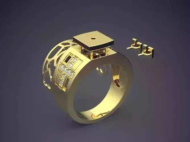 Ring CAD-5898 3D print model