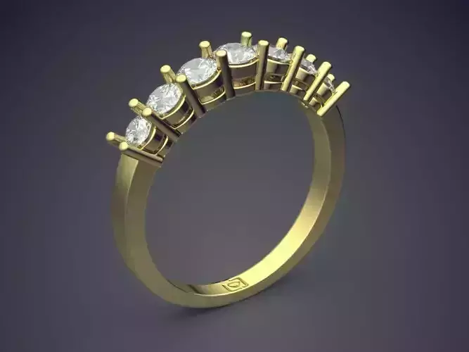 Engagement Ring With Diamonds CAD-5889