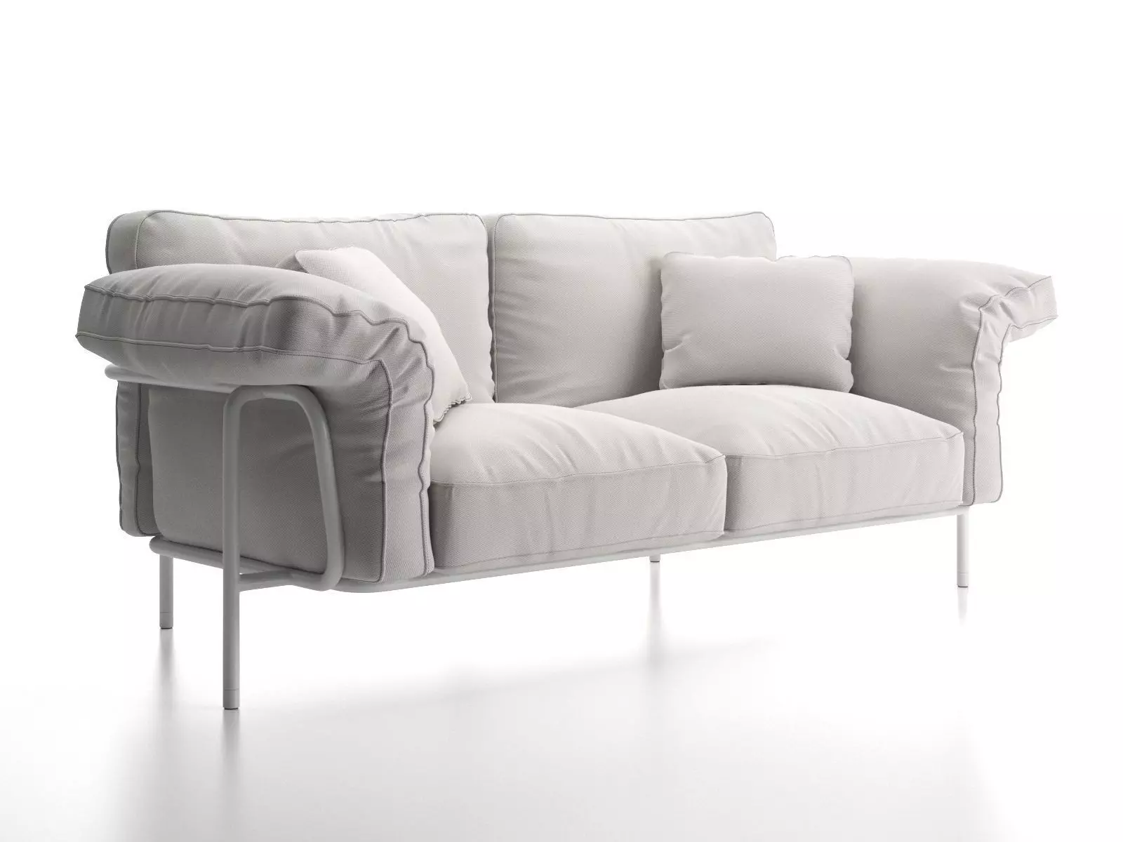 DS 610 2 Seater Sofa 3D model_1