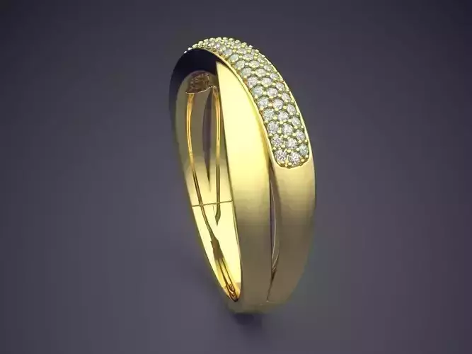 Ring With Small Diamonds CAD-5892