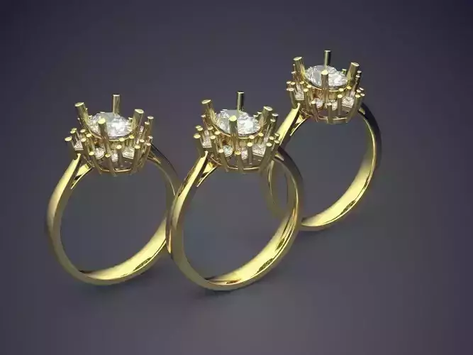 Engagement Rings With Diamonds CAD-5883