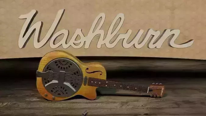 Washburn R45RCE Resonator Guitar