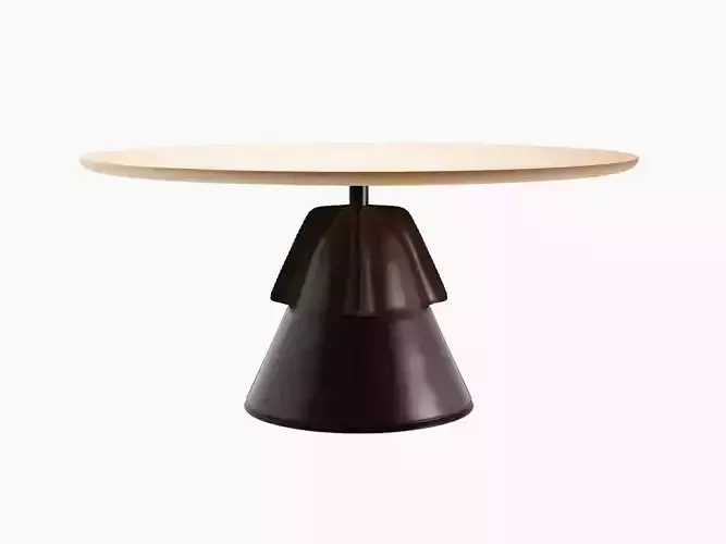 DS 615 Elliptical Dining Table 3D model