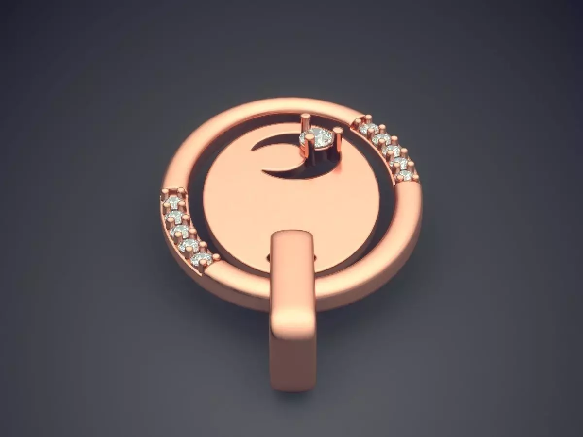 Pendant CAD-5864 3D print model_2
