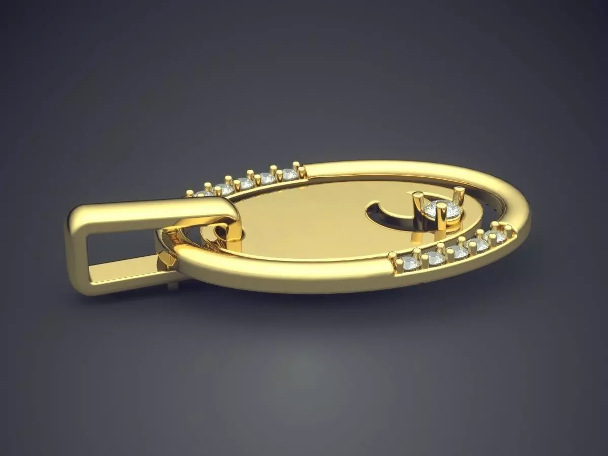 Pendant CAD-5864 3D print model_3