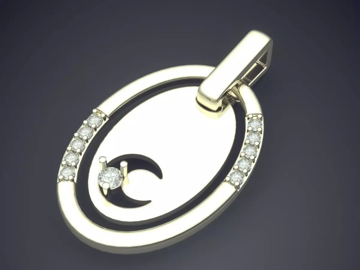 Pendant CAD-5864 3D print model_1