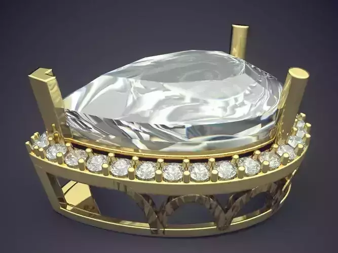 Pendant With Diamonds CAD-5862