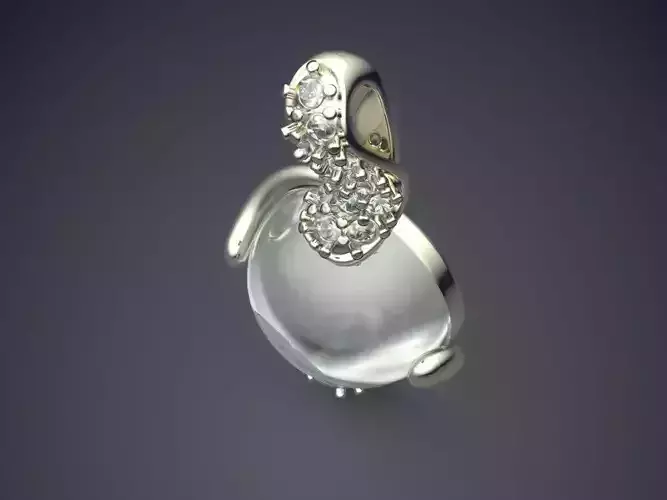 Pendant With Pearl CAD-5853