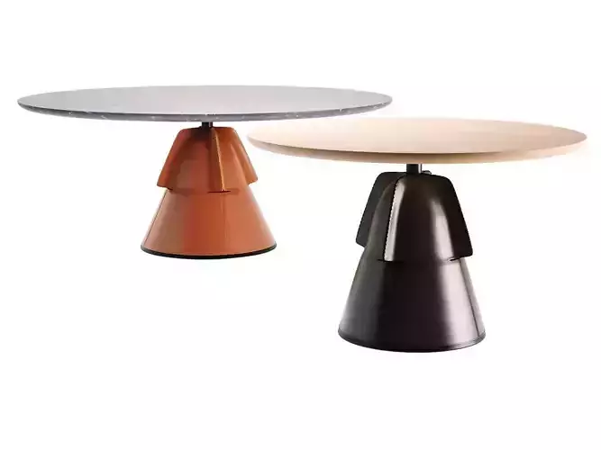 DS 615 Round Dining Table 3D model
