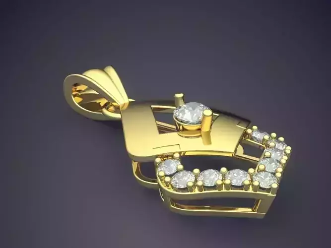 Pendant With Diamonds CAD-5834