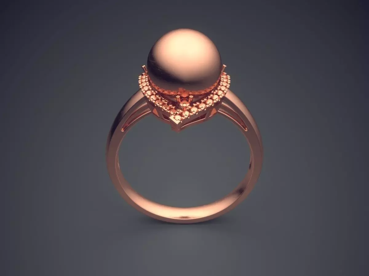 Ring CAD-5832 3D print model_2