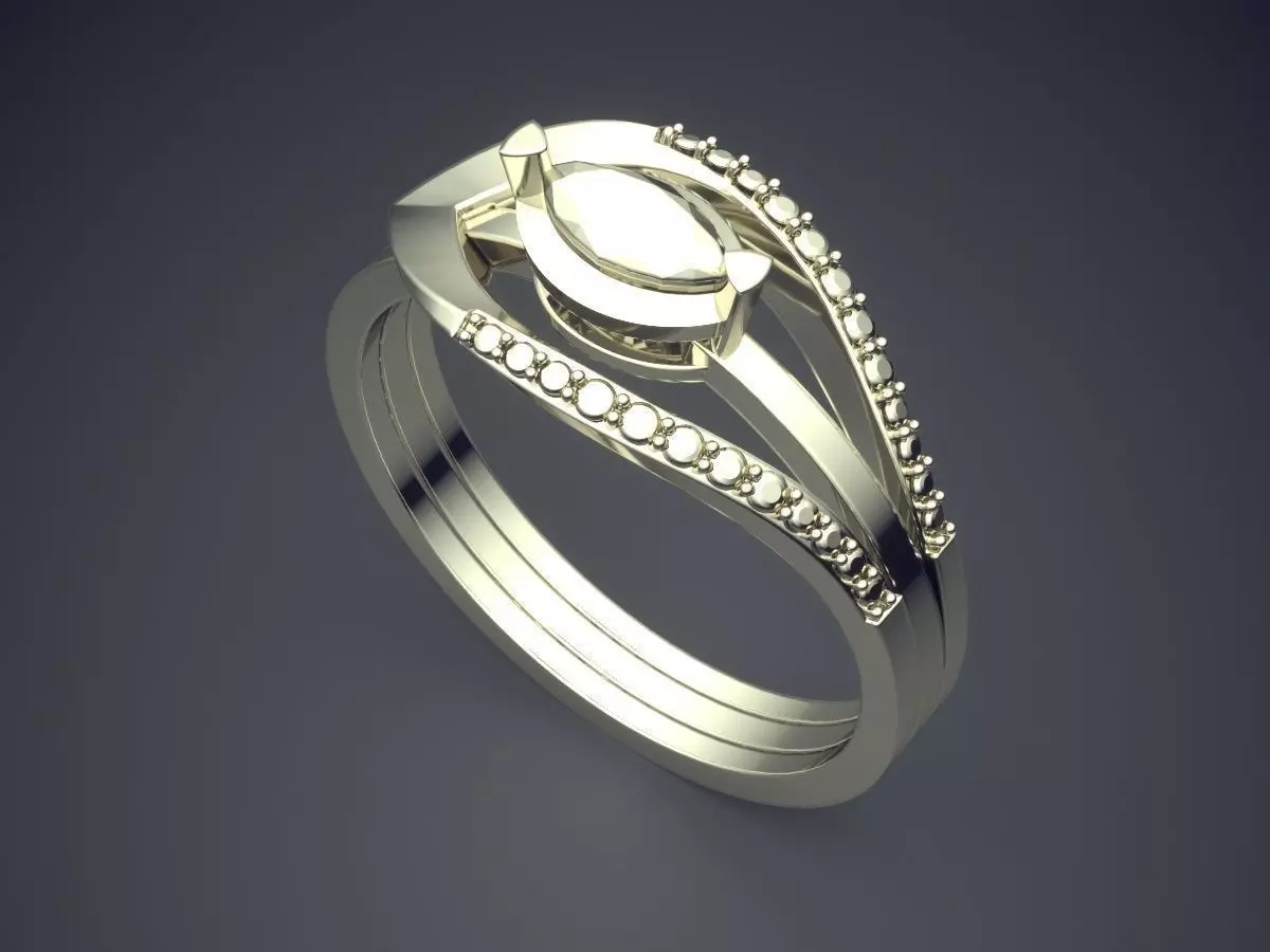 Ring CAD-5828 3D print model_1