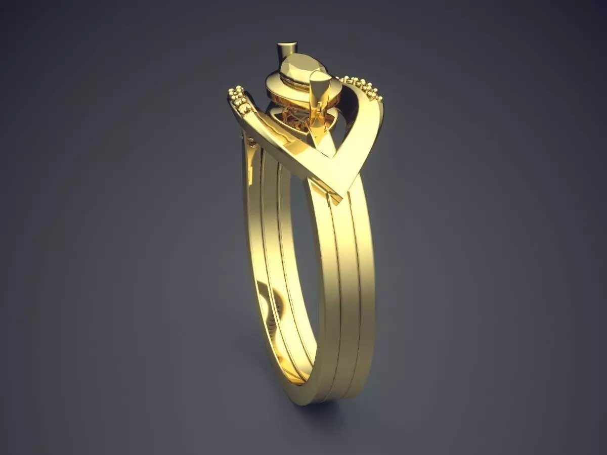Ring CAD-5828 3D print model_3