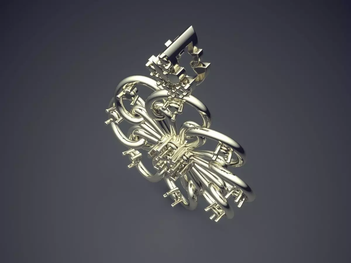 Pendant CAD-5813 3D print model_1