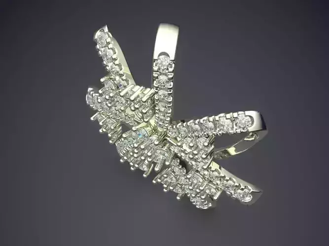Pendant With Diamonds CAD-5810
