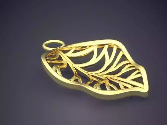 Leaf-Like Pendant CAd 5789 