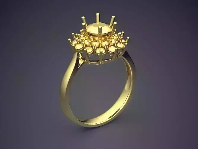 Ring With Big Diamond  CAD 5783