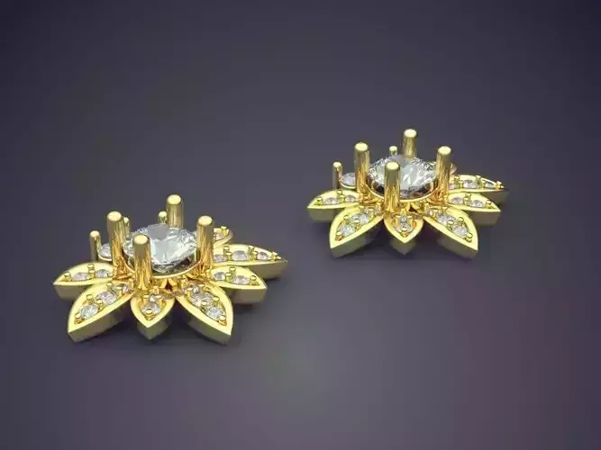 Flower Brooches With Diamonds CAD 5784