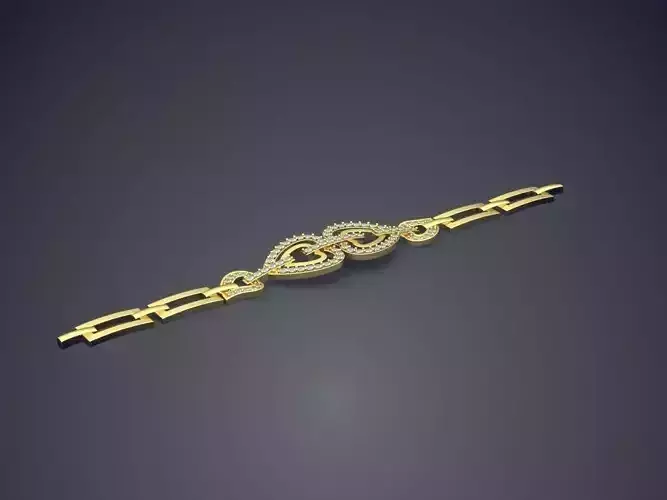 Bracelet With Two Hearts CAD 5778