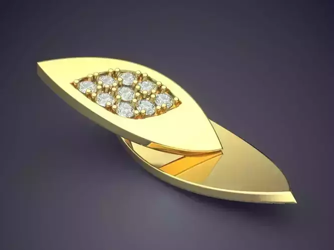 Leaf Shaped Jewelry Piece CAD 5751