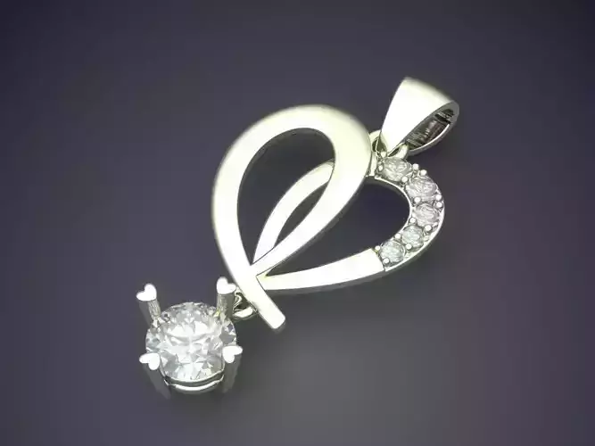 Pendant With Diamonds CAD-5744