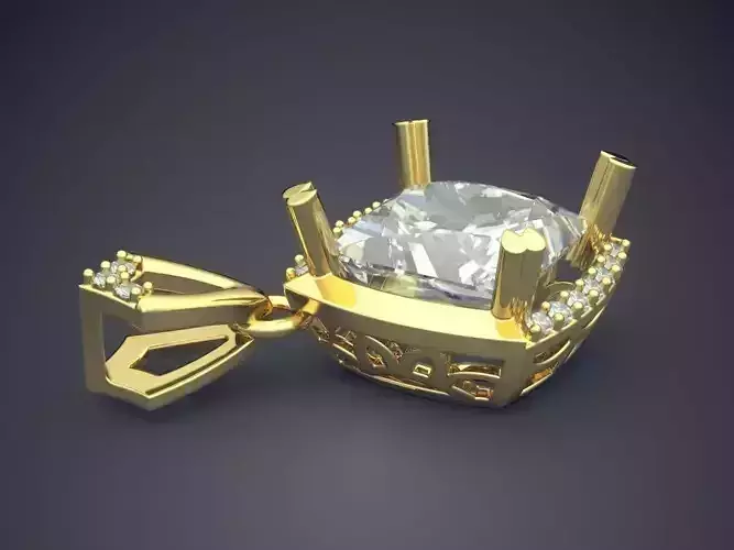 Pendant With Diamonds CAD-5727