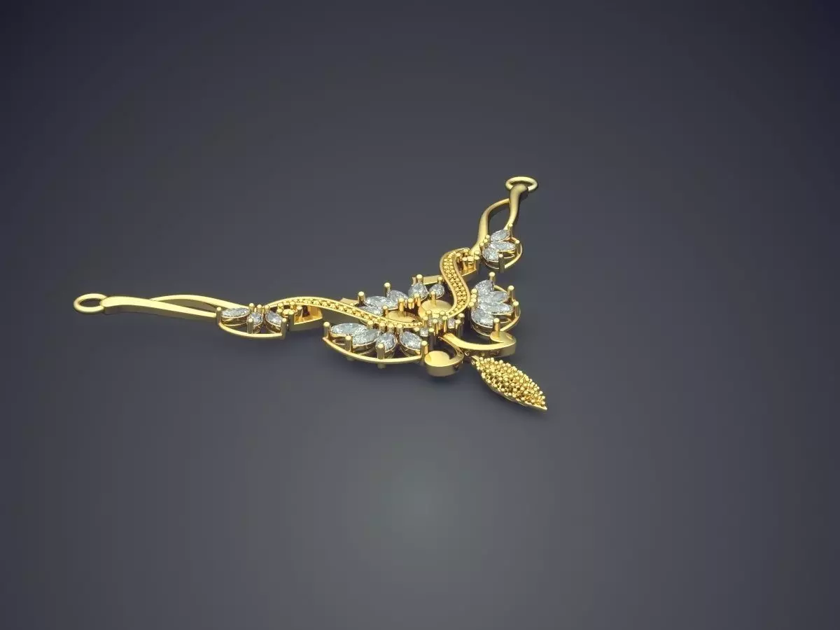 Necklace CAD-5722 3D print model_0