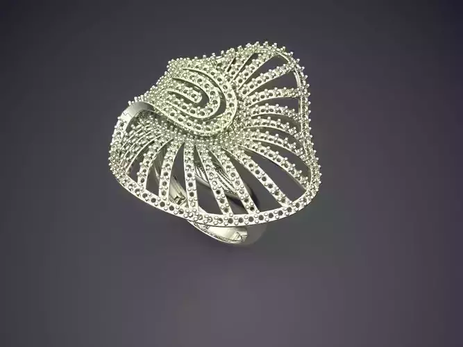 Detailed Ring CAD-5715