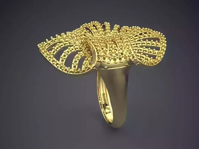 Detailed Ring CAD-5715