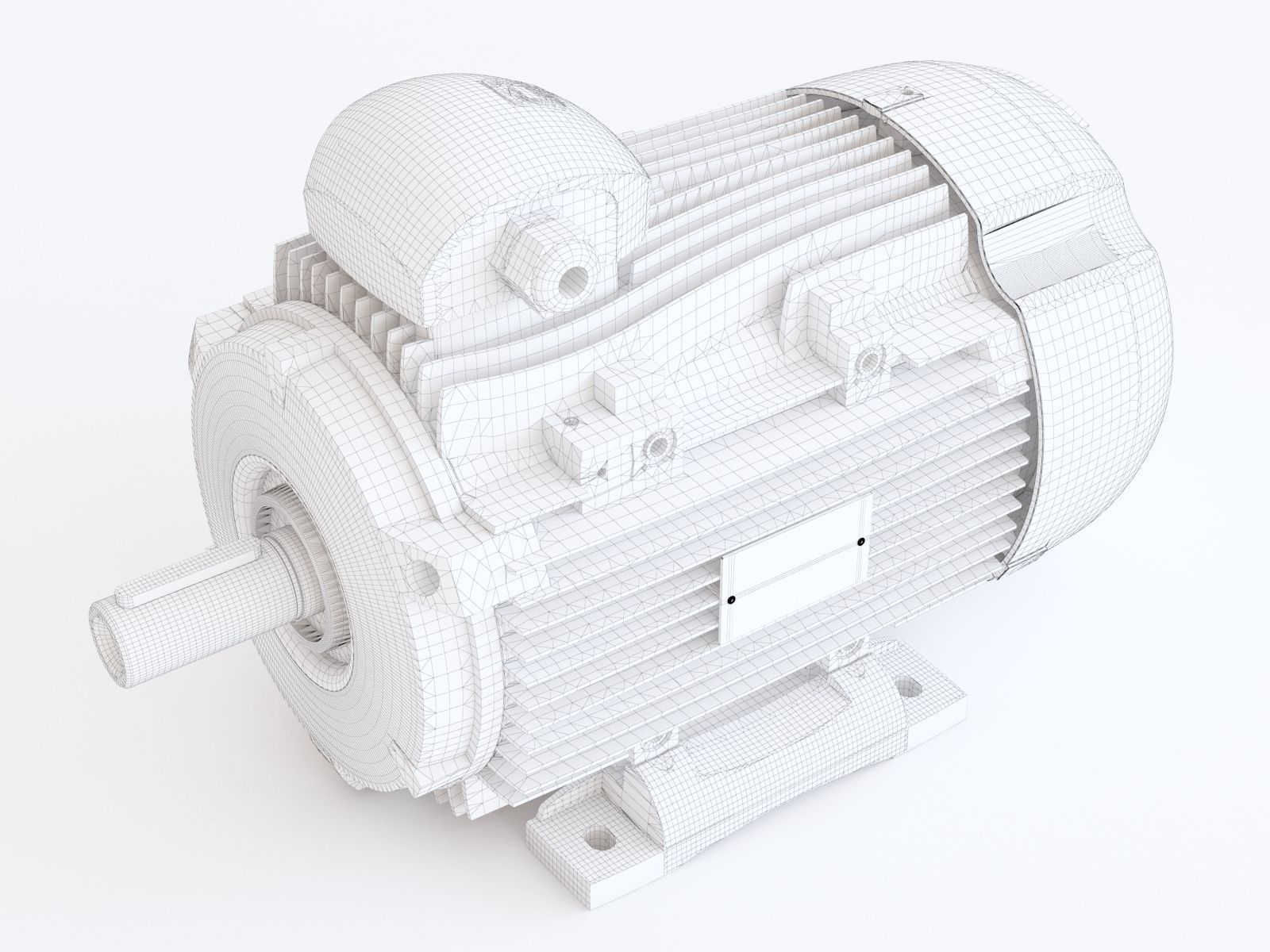 Electric motor 02 3D model_1
