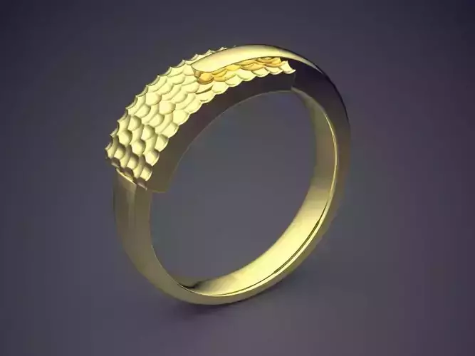 Engraved Ring CAD-5701