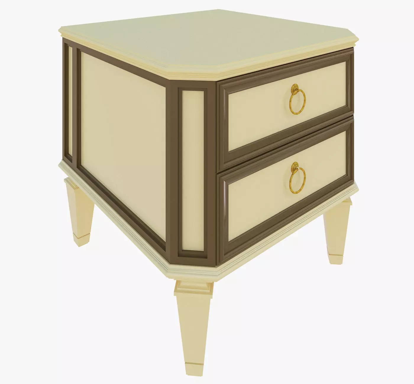Luxury hest of drawers 3D model