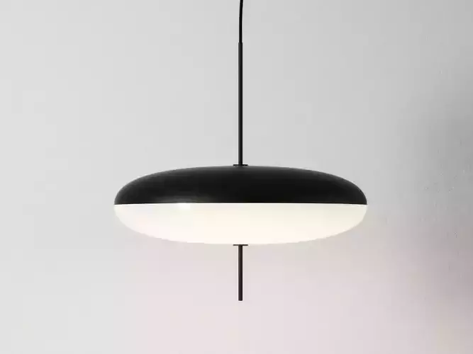 Model 2065 Suspension Luminaire Free 3D model