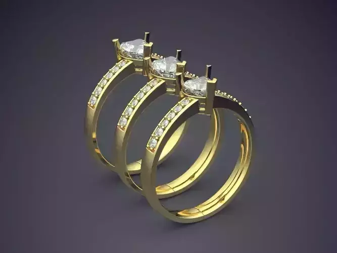 Engagement Rings With Diamonds CAD-5687