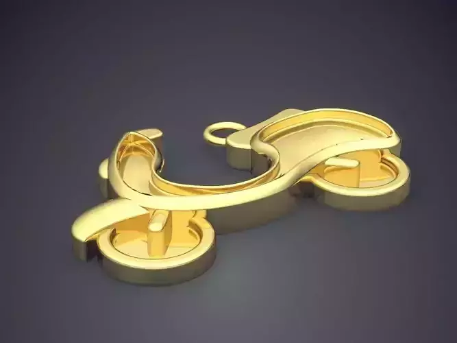 Motorbike Pendant CAD-5680 3D print model