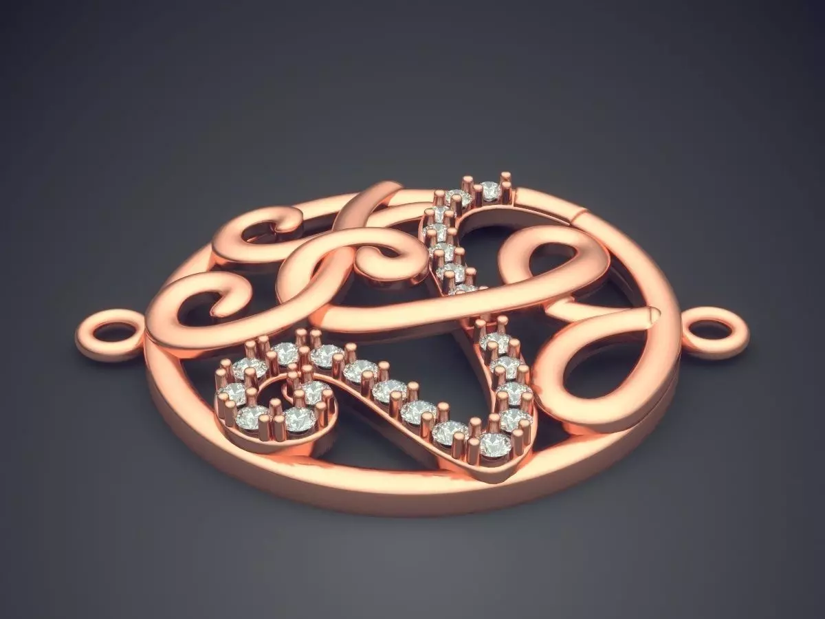 Pendant CAD-5678 3D print model_2