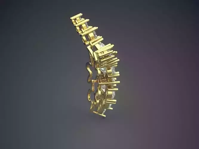 Pendant With Diamonds CAD-5639