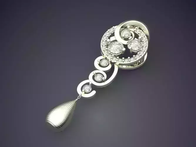 Pendant With Diamonds CAD-5618