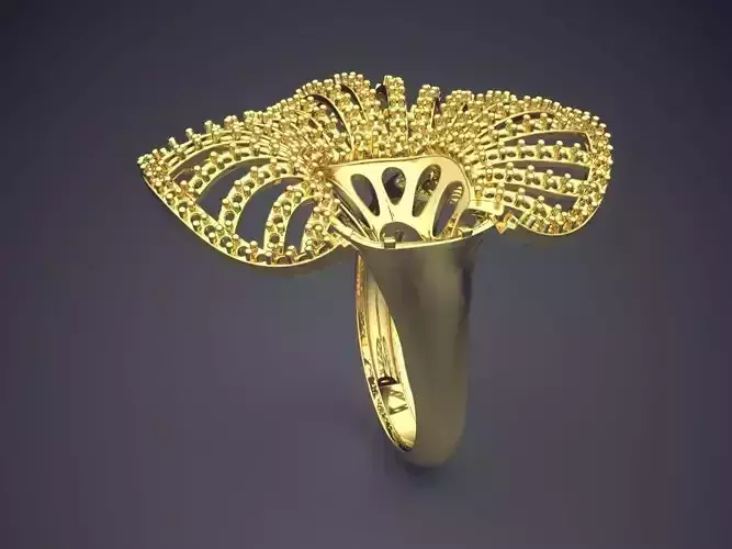 Detailed Ring CAD-5606