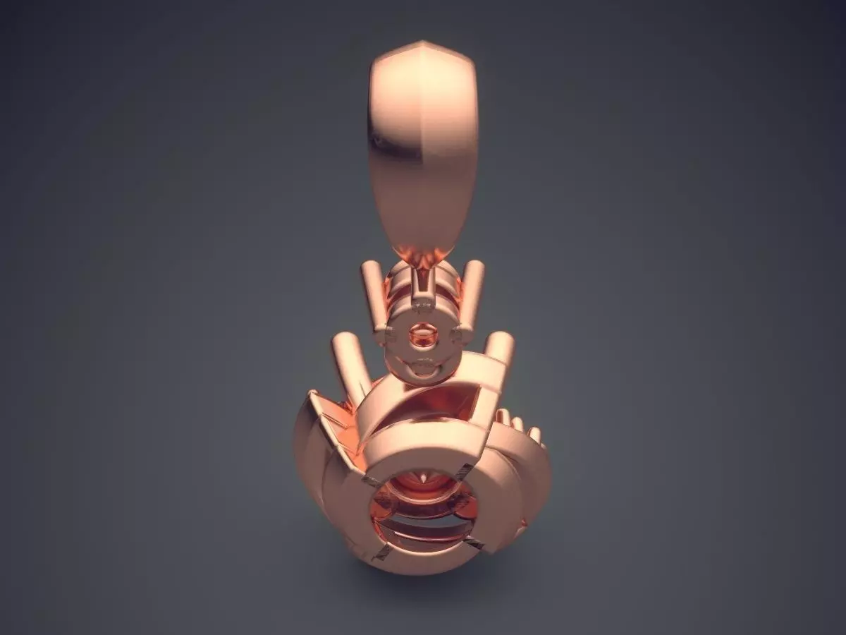 Pendant CAD-5591 3D print model_2