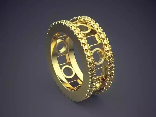 Thick Ring CAD-5590 3D print model