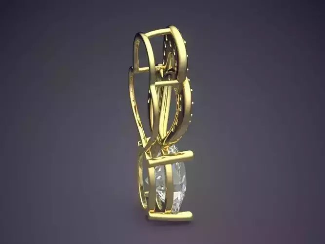 Pendant With Diamonds CAD-5580