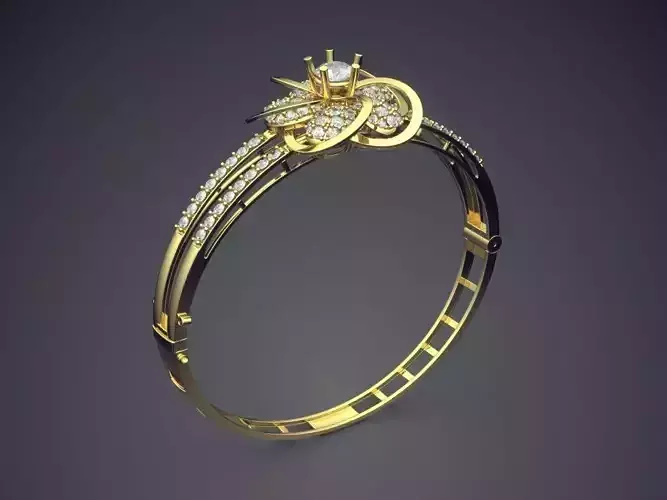 Bracelet With Diamonds CAD-5585