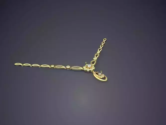 Pendant With Chain CAD-5578 3D print model